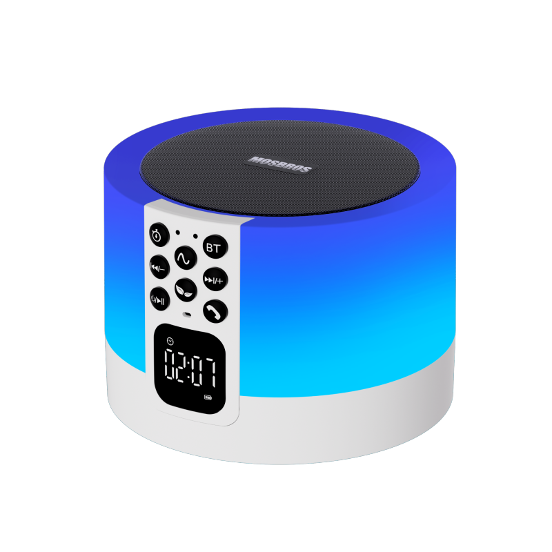 Aurora R8 Customized OEM wholesale Bluetooth Speaker Multicolor Changing Bedside Lamp for Kids