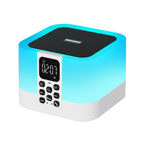 Mosbros Aurora S8 Multi-Color Changing Wireless Speaker Bedroom Alarm Clock