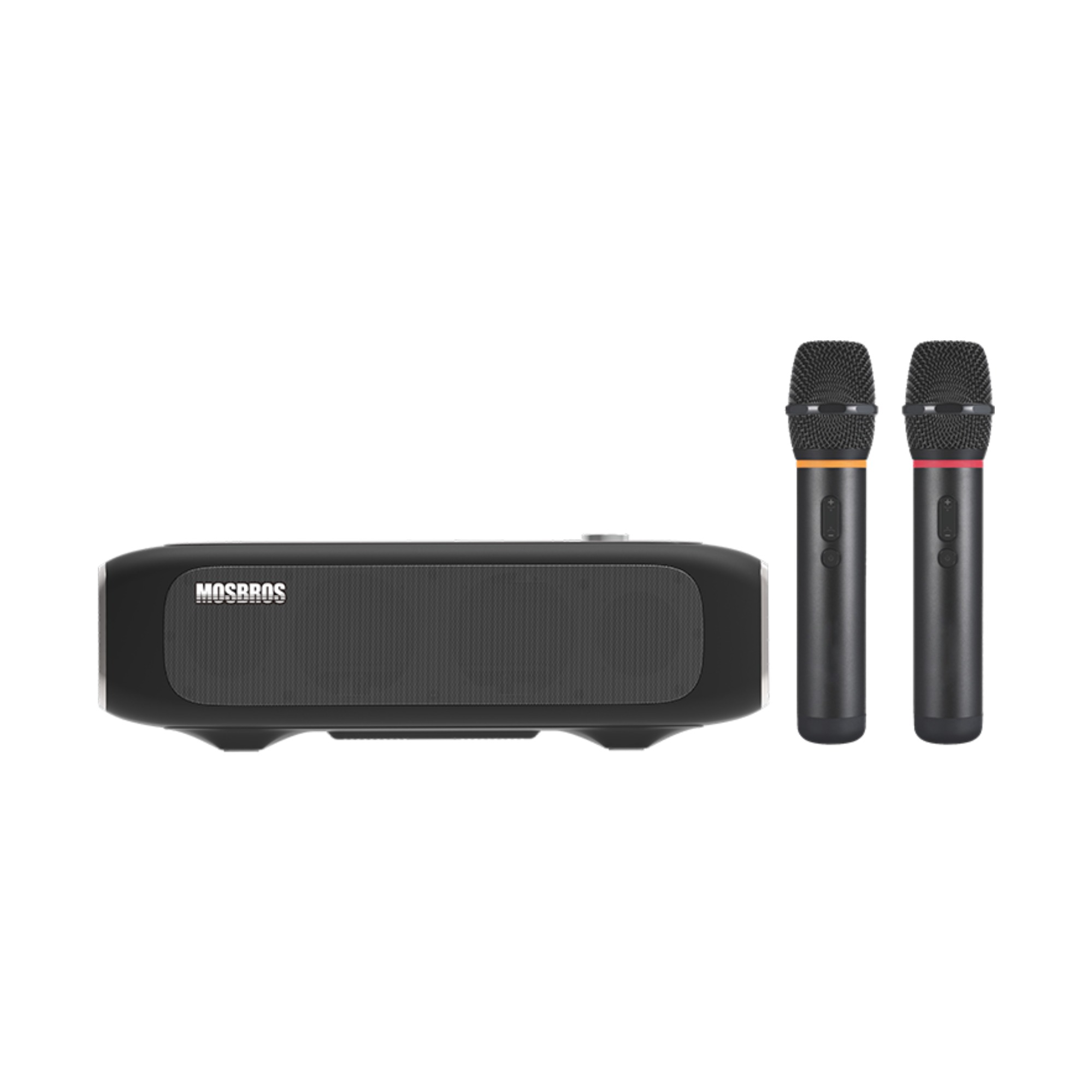 Mosbros Theater 70 Karaoke Machine with Two Micphones, 2.1 Channels, Subwoofer, Home Theater Audio Sound Bar for Smart TV