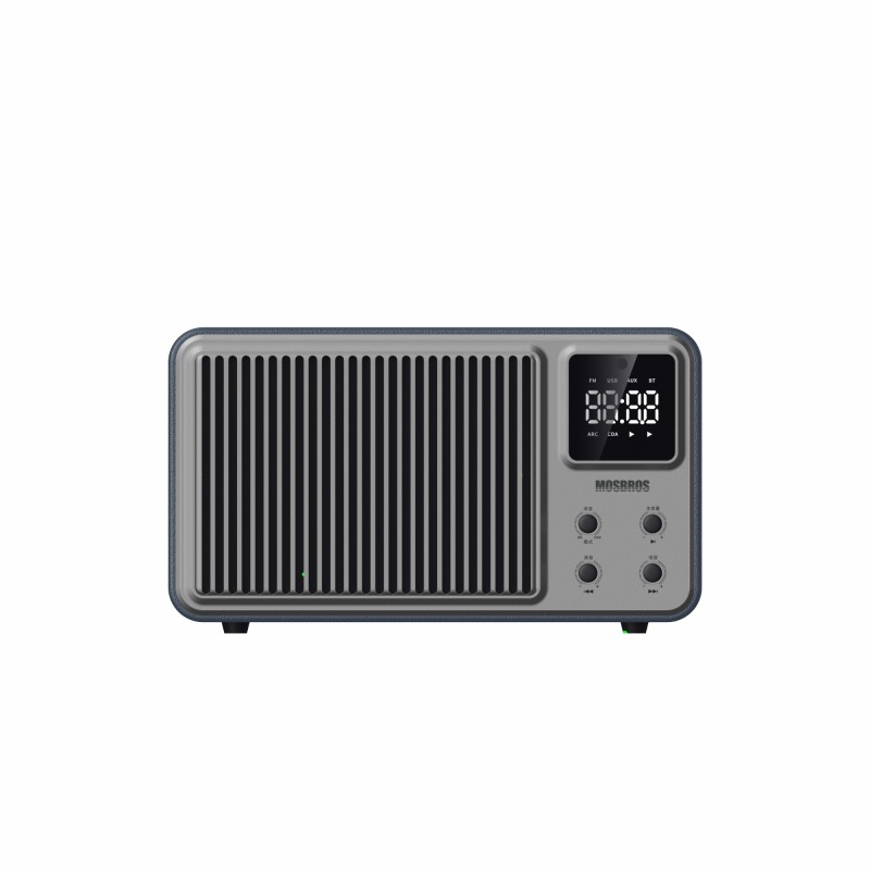 Mosbros RadioBox 8K 80W Desktop Home Retro Bluetooth Speaker Adjustable treble and bass