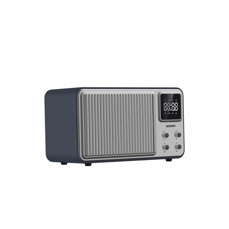 Mosbros RadioBox 8K 80W Desktop Home Retro Bluetooth Speaker Adjustable treble and bass