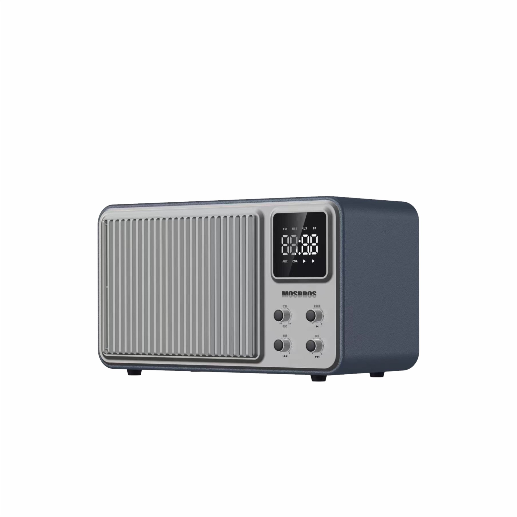 Mosbros RadioBox 8K 80W Desktop Home Retro Bluetooth Speaker Adjustable treble and bass