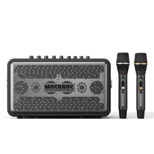 Music Box T20 240W high power TWS interconnection support wired and wireless microphone dual CH channel adjustable sound effect portable Karaoke sound effect