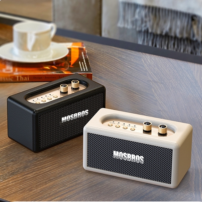 MOSBROS Rhyme 40 Retro desktop speaker