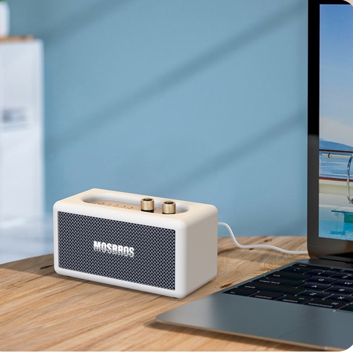 MOSBROS Rhyme 40 Retro desktop speaker