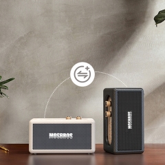 MOSBROS Rhyme 40 Retro desktop speaker