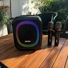 MOSBROS Karabass 7K karaoke spaker bluetooth Can connect guitar USB to play a variety of RGB lighting party speakers