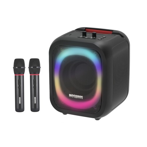 MOSBROS Karabass 7K karaoke spaker bluetooth Can connect guitar USB to play a variety of RGB lighting party speakers