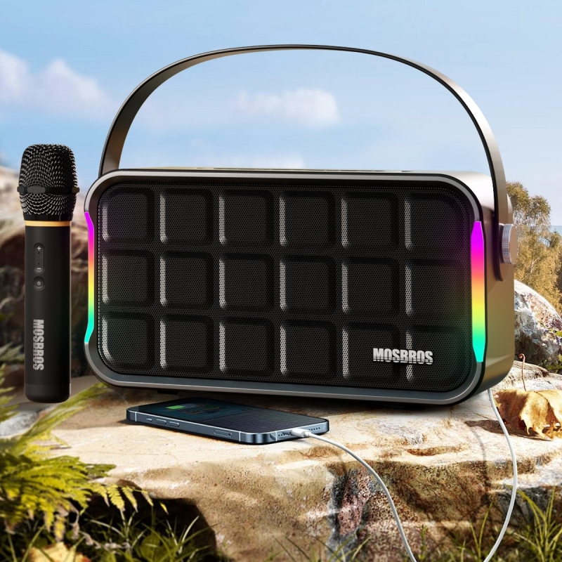 Mosbros Karabass 10s Karaoke Speaker 100W with Portable Strap