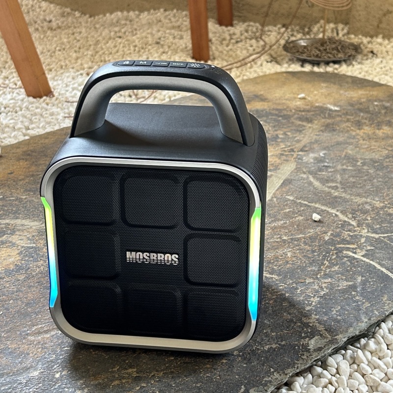MOSBROS BEASTBOX Portable Karaoke Speaker 50W Outdoor Party Speaker RGB Lighting