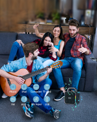 MOSBROS BEASTBOX Portable Karaoke Speaker 50W Outdoor Party Speaker RGB Lighting