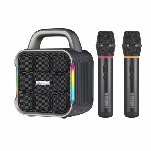 MOSBROS BEASTBOX Portable Karaoke Speaker 50W Outdoor Party Speaker RGB Lighting