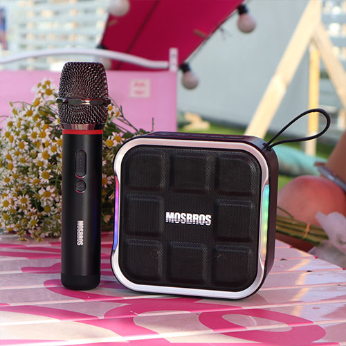 Mosbros Karabass 5S Mini protable Karaoke speaker with 1microphone
