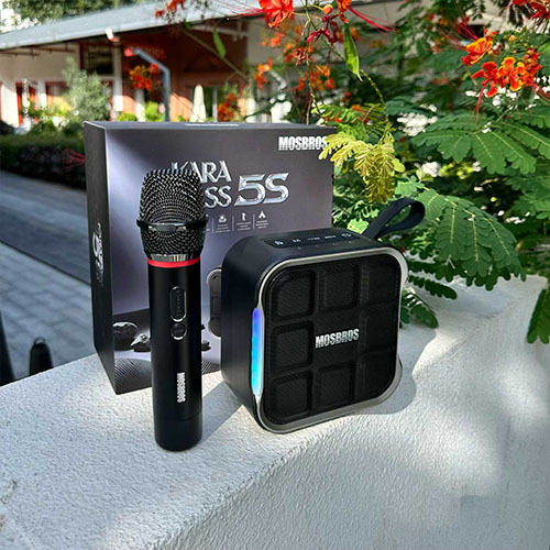 Mosbros Karabass 5S Mini protable Karaoke speaker with 1microphone