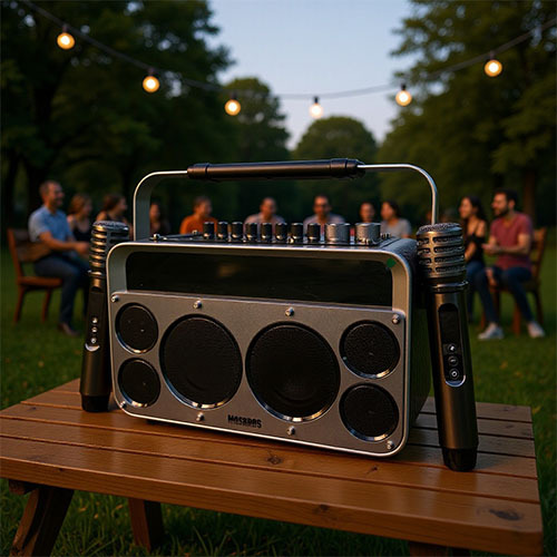 MOSBROS KARABASS 15K Outdoor Bluetooth Speaker 150W Home Party Karaoke Speaker