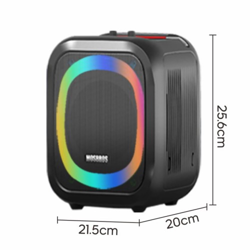 MOSBROS KARABASS 7K Party Speaker with 2 Microphone