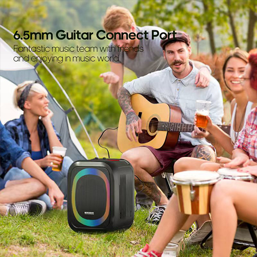 MOSBROS KARABASS 7K Party Speaker with 2 Microphone