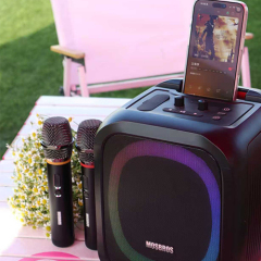 MOSBROS KARABASS 7K Party Speaker with 2 Microphone