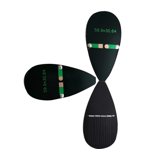 Painel solar em formato de gota personalizado em formato de folha irregular Mini painéis solares domésticos fora da rede portátil para casa