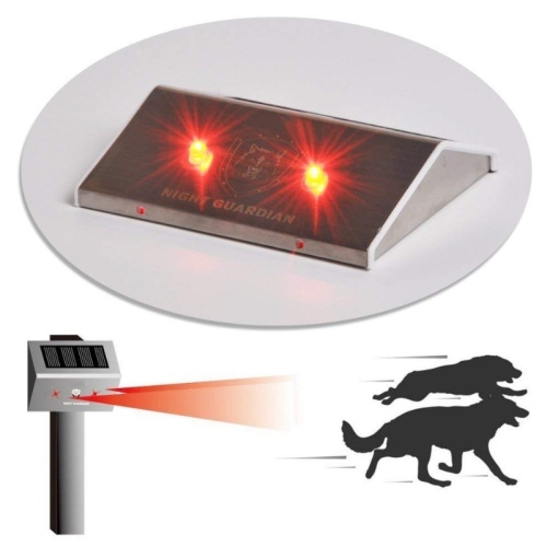 Solarbetriebenes RED Eye Pro LED Wolf Predator Abschreckungslicht