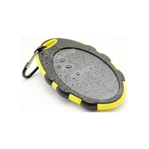 पोर्टेबल सोलर पावर बैंक 4000mAh मोबाइल सोलर एनर्जी चार्जर डुअल यूएसबी पोर्ट