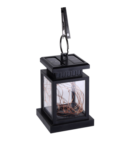 लालटेन सोलर पावर ट्विंकल एलईडी कैंडल सोलर आउटडोर लाइटिंग गार्डन कॉपर येलो लाइट यार्ड अम्ब्रेला ट्री हैंगिंग