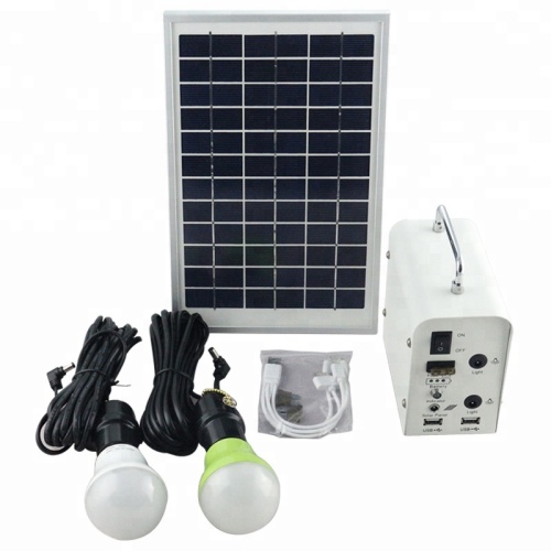 सोलर पैनल एलईडी लैंप लाइटिंग सिस्टम सोलर एनर्जी होम यूपीएस पावर पोर्टेबल चार्जिंग