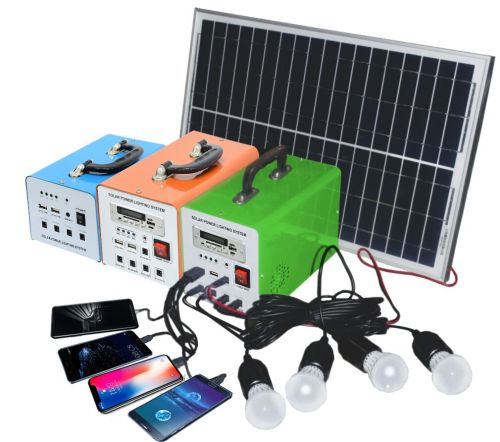 kit fotovoltaico completo de 10W portatil para el jardin
