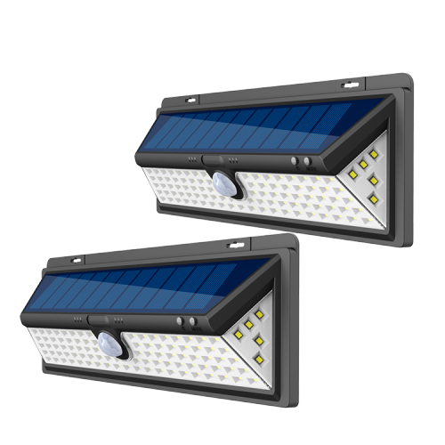 गर्म बिक्री आउटडोर मोशन सेंसर दीवार लैंप एलईडी सुरक्षा आउटडोर गार्डन सौर लाइट