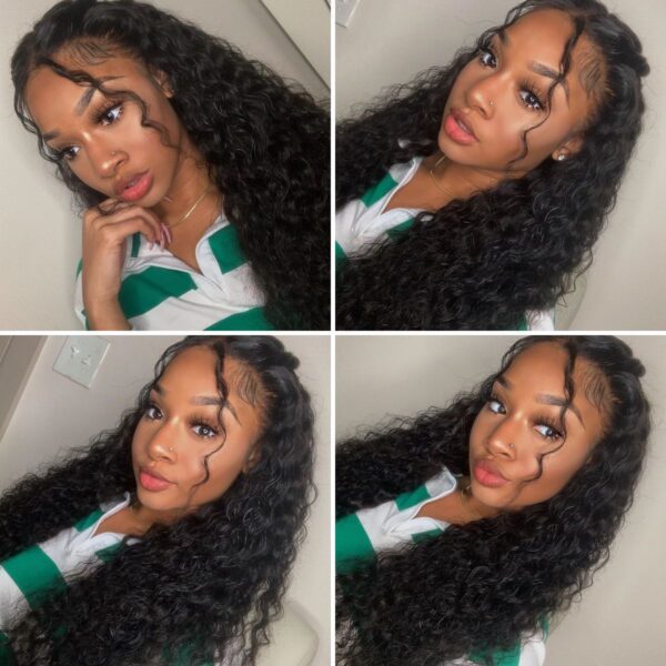 13x4 Lace Front Wigs Natural Color Loose Deep Wave Brazilian Virgin Human Hair Wigs Pre Plucked Hairline With Baby Hair (LFW024)