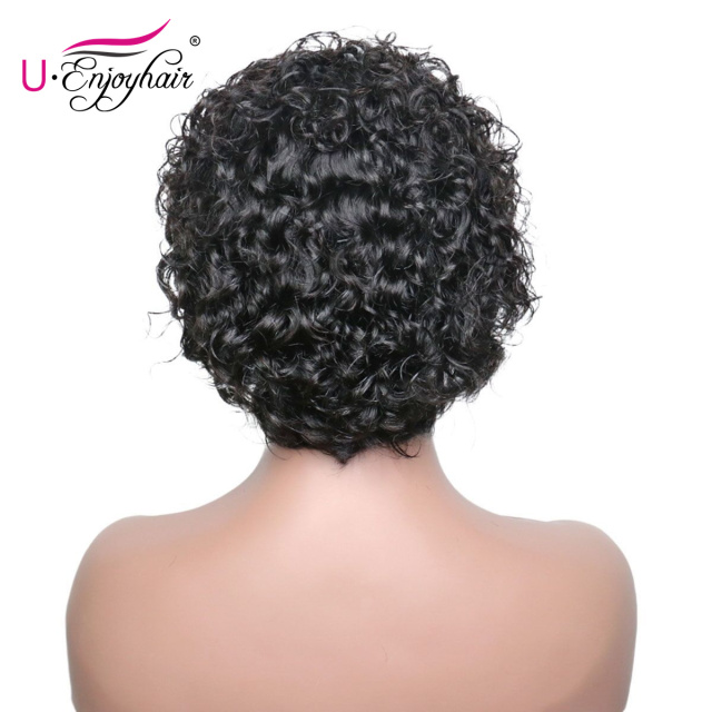 13x4 Lace Front Wigs Natural Color Curly Brazilian Virgin Human Hair Wigs Pre Plucked Hairline With Baby Hair (LFW021)