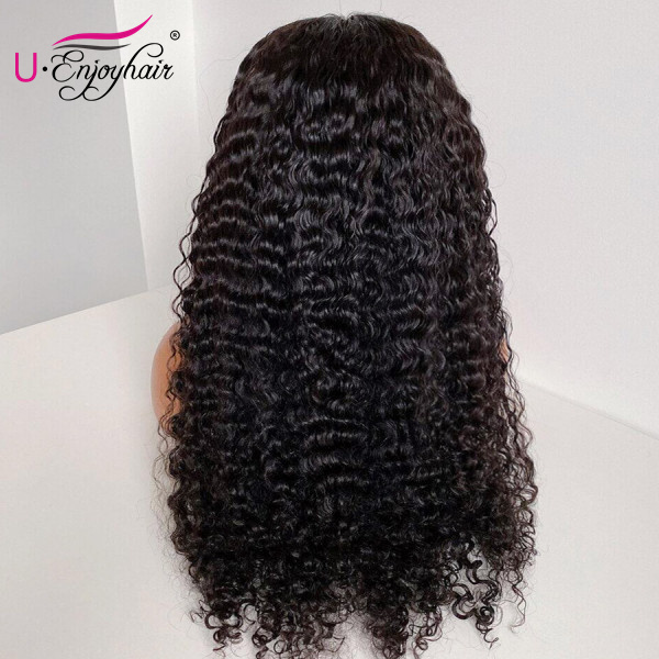 13x4 Lace Front Wigs Natural Color Loose Deep Wave Brazilian Virgin Human Hair Wigs Pre Plucked Hairline With Baby Hair (LFW019)