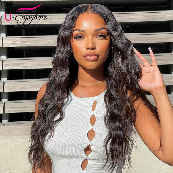 13x4 Lace Front Wigs Natural Color Super Curly Brazilian Virgin Human Hair Wigs Pre Plucked Hairline With Baby Hair (LFW010)