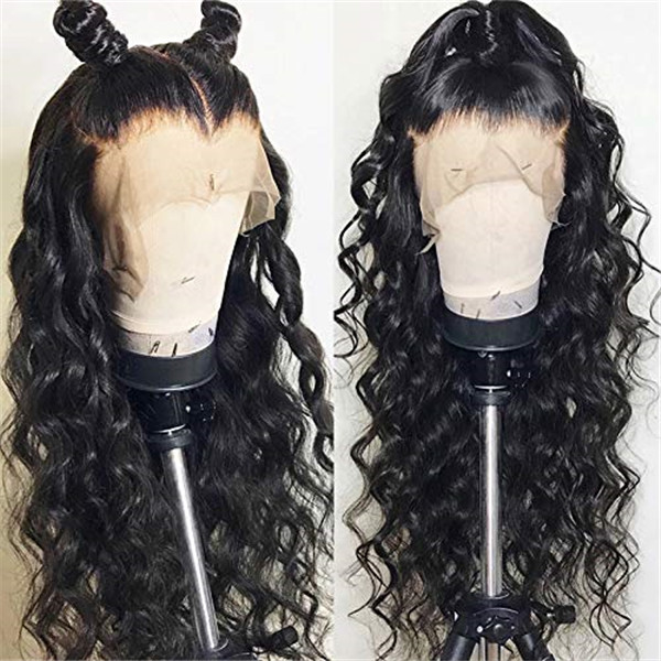 13x4 Lace Front Wigs Natural Color Water Wavy Brazilian Virgin Human Hair Wigs Pre Plucked Hairline With Baby Hair (LFW007)