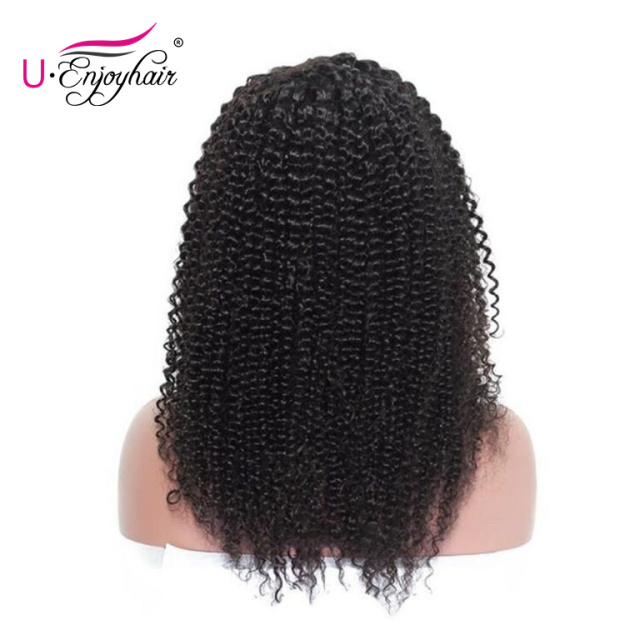 13x4 Lace Front Wigs Natural Color Curly Brazilian Virgin Human Hair Wigs Pre Plucked Hairline With Baby Hair (LFW027)