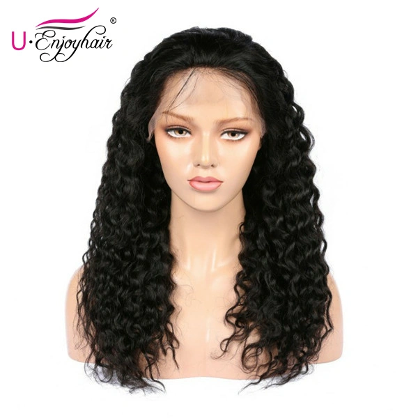 13x6 Lace Front Wigs Natural Color Loose Curl Brazilian Virgin Human Hair Wigs Pre Plucked Hairline With Baby Hair (LFW1010)