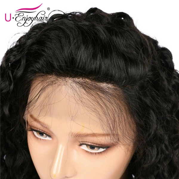 13x6 Lace Front Wigs Natural Color Loose Curl Brazilian Virgin Human Hair Wigs Pre Plucked Hairline With Baby Hair (LFW1010)