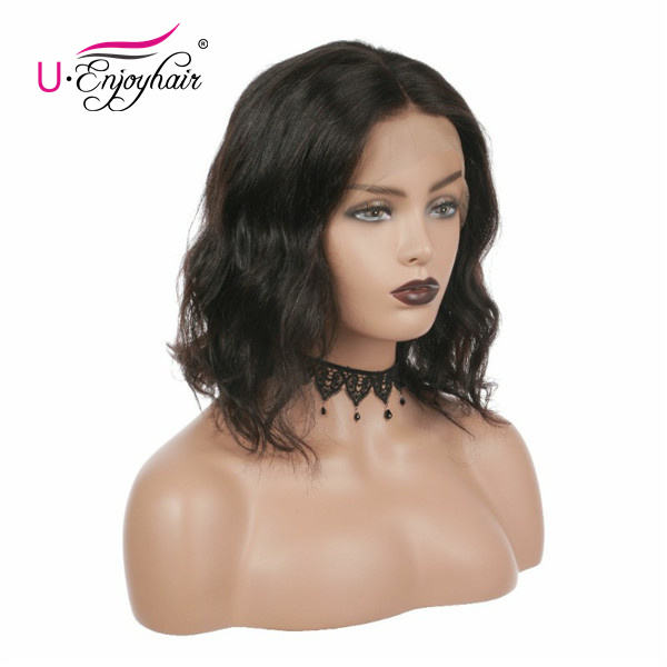 13x6 Lace Front Wigs Natural Color Natural Wave Brazilian Virgin Human Hair Wigs Pre Plucked Hairline With Baby Hair (LFW1004)