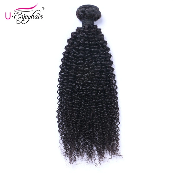 U Enjoy Hair Kinky Curly Natural Color 3 Bundles Deals 100% Unprocessed Virgin Human Hair Bundles (HB009)