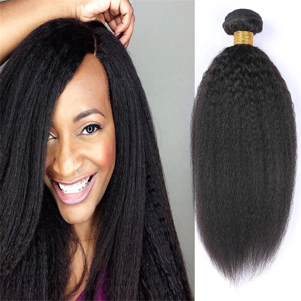 U Enjoy Hair Kinky Straight Natural Color 3 Bundles Deals 100% Unprocessed Virgin Human Hair Bundles (HB010)