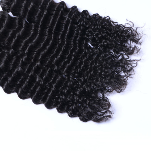 U Enjoy Hair Deep Wave Natural Color 3 Bundles Deals 100% Unprocessed Virgin Human Hair Bundles (HB003)