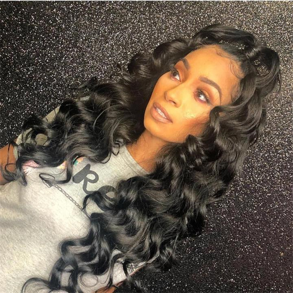 U Enjoy Hair Loose Wave Curl Natural Color 3 Bundles Deals 100% Unprocessed Virgin Human Hair Bundles (HB007)