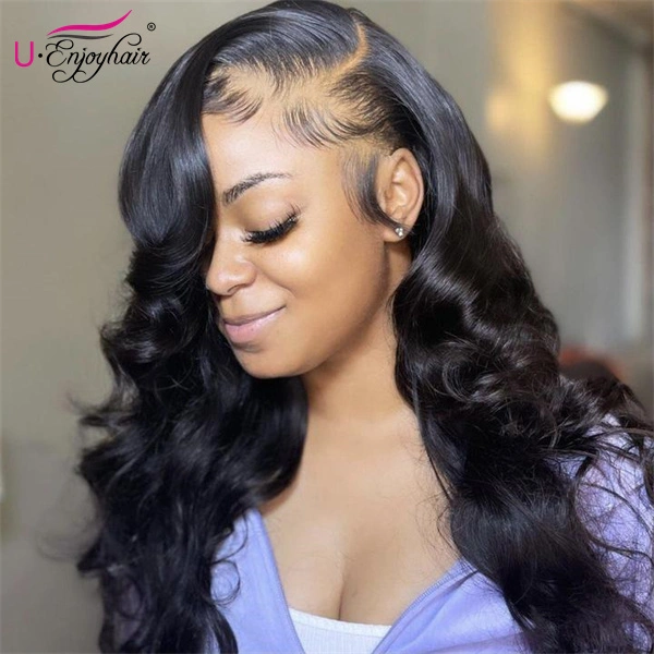 U Enjoy Hair Body Wave Natural Color 1 Bundles Deals 100% Unprocessed Virgin Human Hair Bundles (HB012)