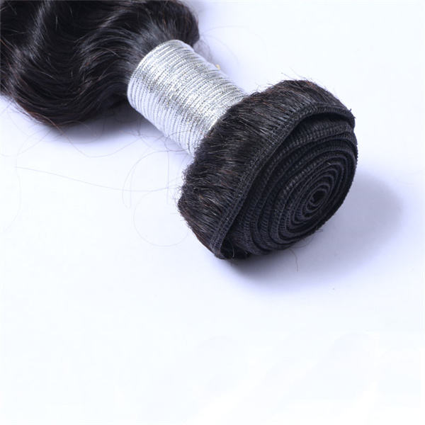 U Enjoy Hair Deep Wave Natural Color 1 Bundles Deals 100% Unprocessed Virgin Human Hair Bundles (HB013)