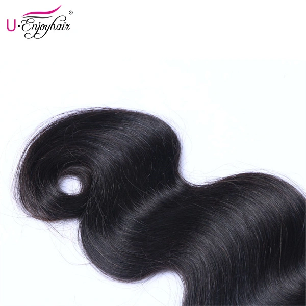 U Enjoy Hair Body Wave Natural Color 1 Bundles Deals 100% Unprocessed Virgin Human Hair Bundles (HB012)