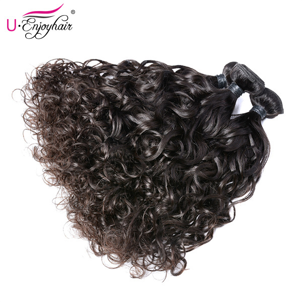 U Enjoy Hair Natural Wave Natural Color 1 Bundles Deals 100% Unprocessed Virgin Human Hair Bundles (HB015)