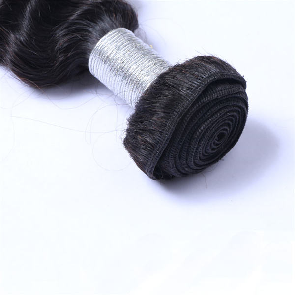 U Enjoy Hair Virgin 100% Human Hair Natural Color Deep Wave 3 Hair Bundles With 4x4Inch Lace Closure(BLC003)