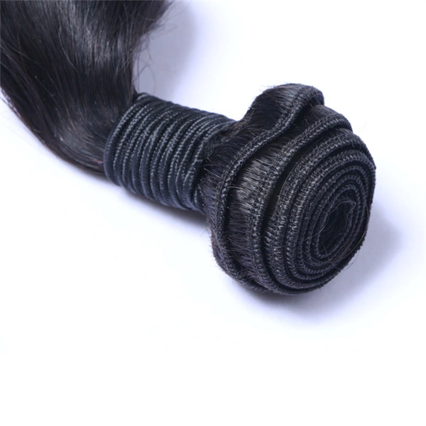 U Enjoy Hair Virgin 100% Human Hair Natural Color Loose Wave 3 Hair Bundles With 4x4Inch Lace Closure(BLC004)