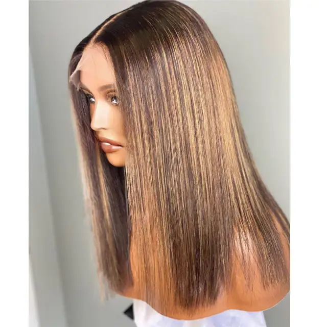 U Enjoy Hair Body Wave Color Transparent  Lace 5X5 Lace Closure Wig (5LC15)