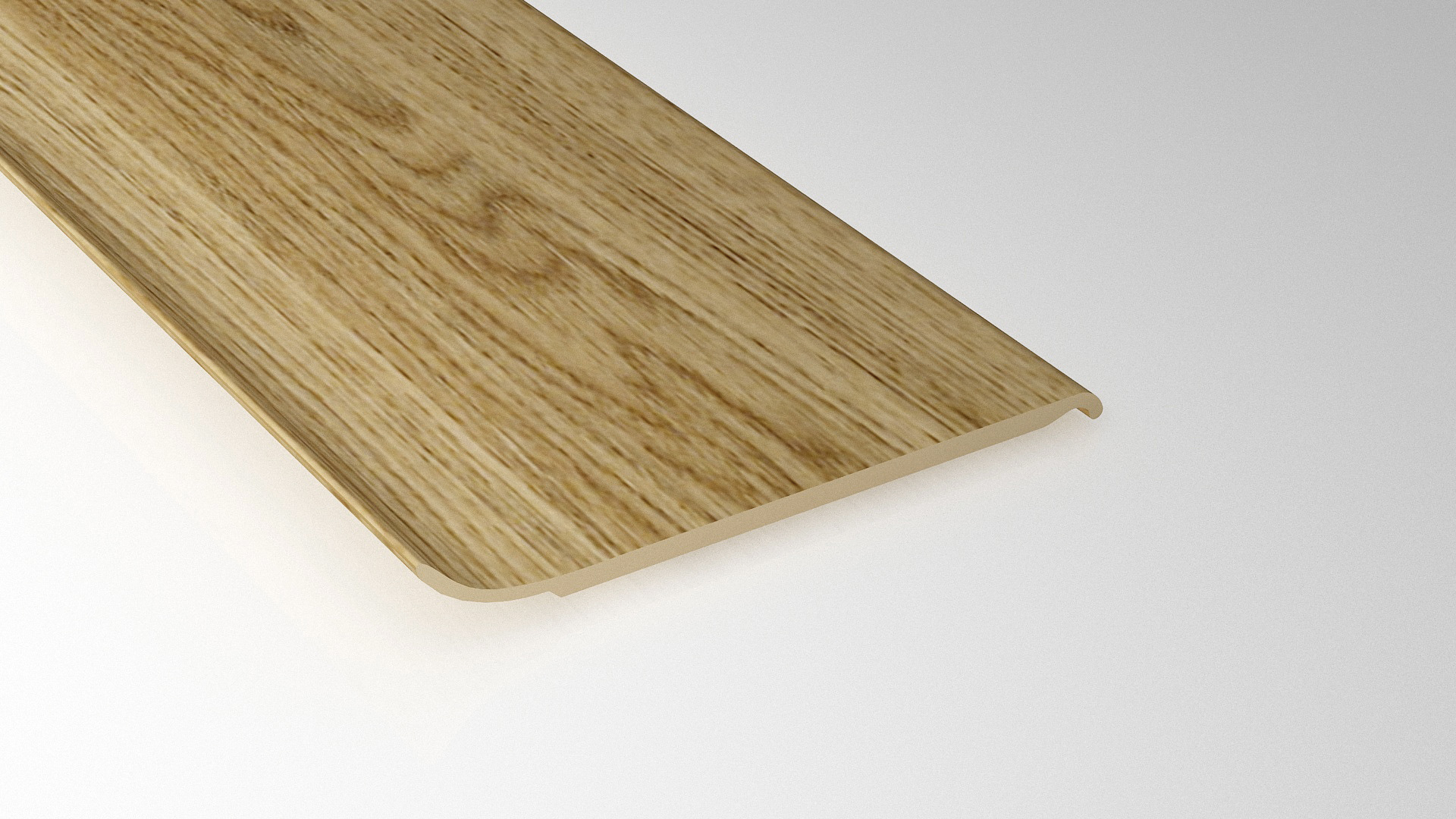 Wood grain PVC foam skirting product